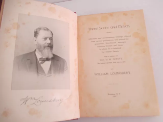 William Lounsbery DREI PORTITUREN UND ELF, 1904 Kingston NY 3