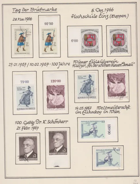  briefmarken - österreich - gestempelt - und postfrisch*- marken selbst postfr**