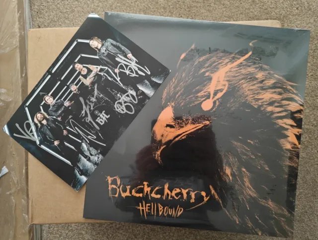 Buckcherry - Hellbound Ltd Ed Orange Vinyl LP - New With Signed Card