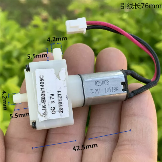 DC 3V 3.7V Mini 031 Motor Air Pump Oxygen Pump Diaphragm Vacuum Pump Double Hole 3