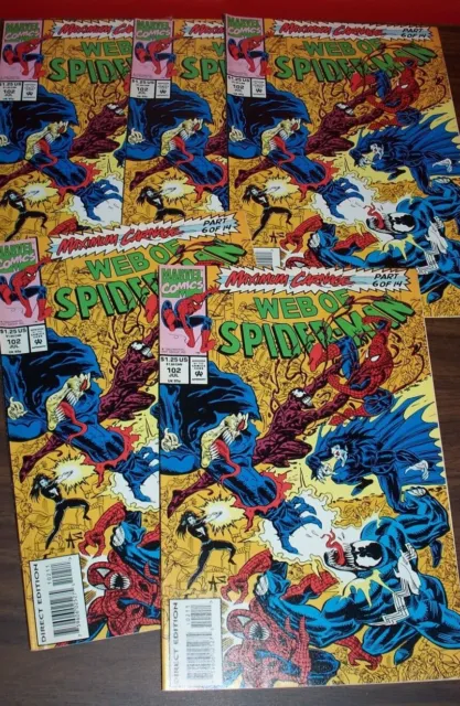 1993 Amazing Spider-Man Maximum Carnage 1,3,4,5,6,7,8-13 You Pick, Venom Vf/Nm