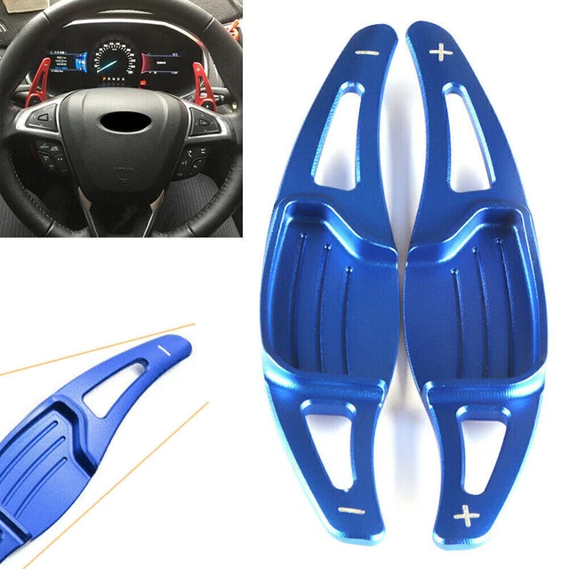 Paddle cambio volante auto blu shifter paddle per Ford Mondeo Taurus Edge 2003-19