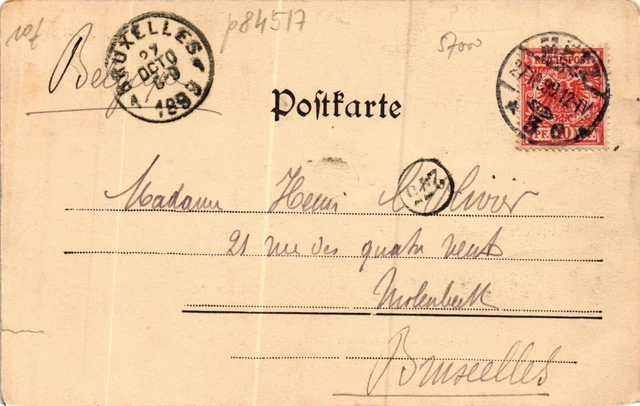 CPA Moselle METZ Nymph and Palace of Justice (984517) 2