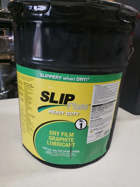 SLIP PLATE SLIP1-5GB 33008 Dry Film Lubricant, Graphite, 5 Galllon