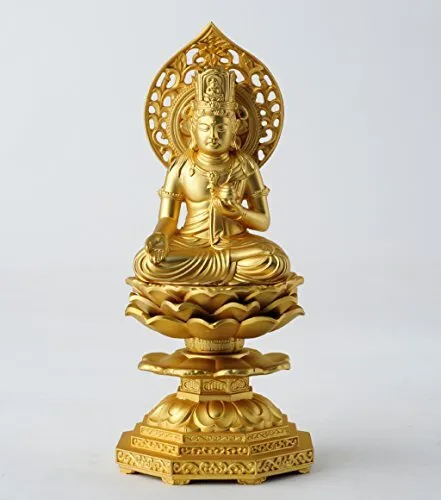 Buddha statue Kokuzo Bodhisattva 15cm (gold plated / 24th gold) Buddha: Hideun M