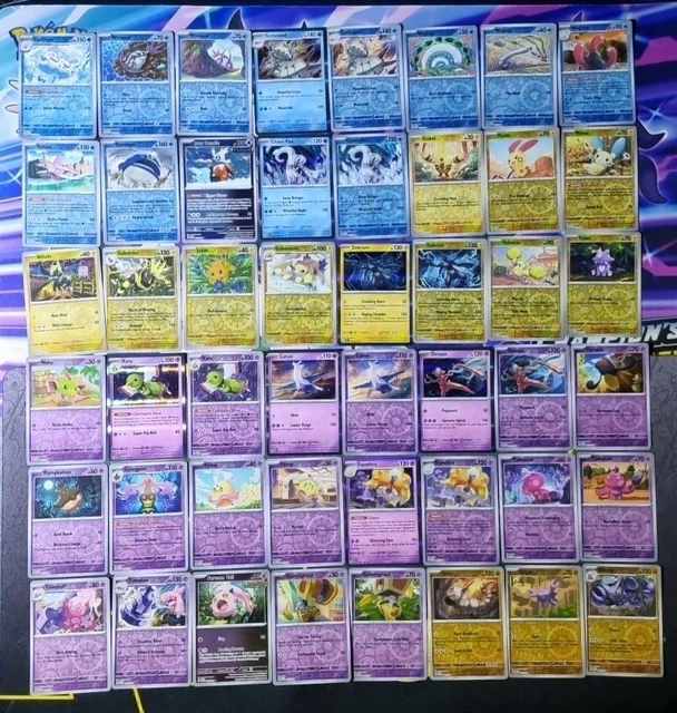POKEMON CARD PARADOX Rift Collection Complete Reverse & Holo Set All ...
