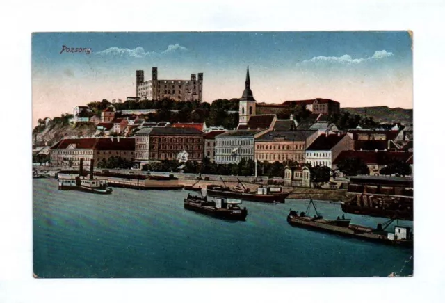 Ak Pozsony 1915 Posta Militare Bratislava Slovacchia
