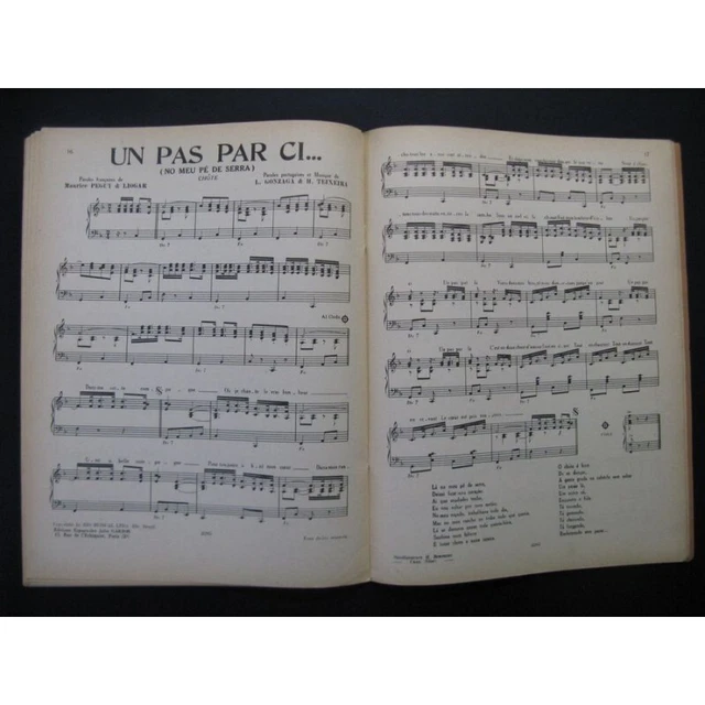 Sambas Album 2e Volume 12 pièces Piano ou Accordéon 1951 6