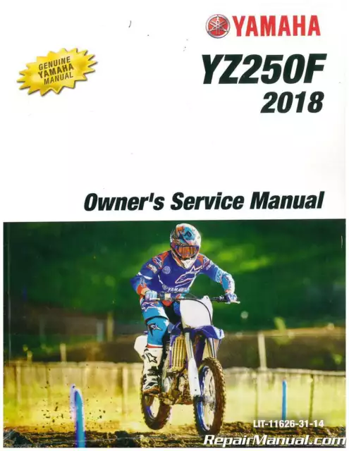 2018 Yamaha YZ250F Motorcycle Owners Service Manual : LIT-11626-31-14