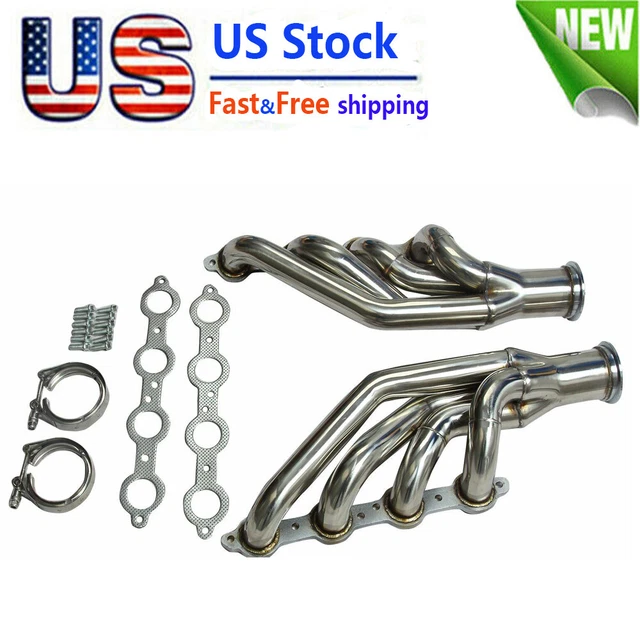 Stainless Turbo Manifold Header Fit For Chevy Small Block V8 LS1/LS2/LS3/LS6
