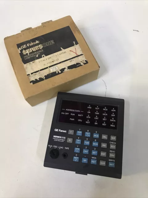 GE FANUC IC610PRG105B Series One Programmable Controller Hand Held Programmer
