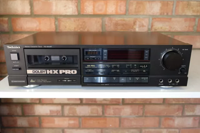 Technics RS-B608R Stereo Cassette Deck - HX Pro - Fully Working Sounds Great VGC