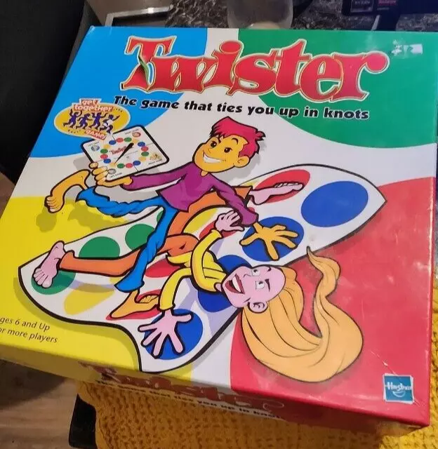 Retro Twister Board Game Milton Bradley Hasbro Circa 2000 ** Never Opened