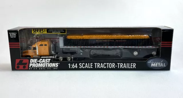 Bulldog Hiway Express 1:64 Scale Tractor-Trailer New NIB Ertl Die Cast Promotion