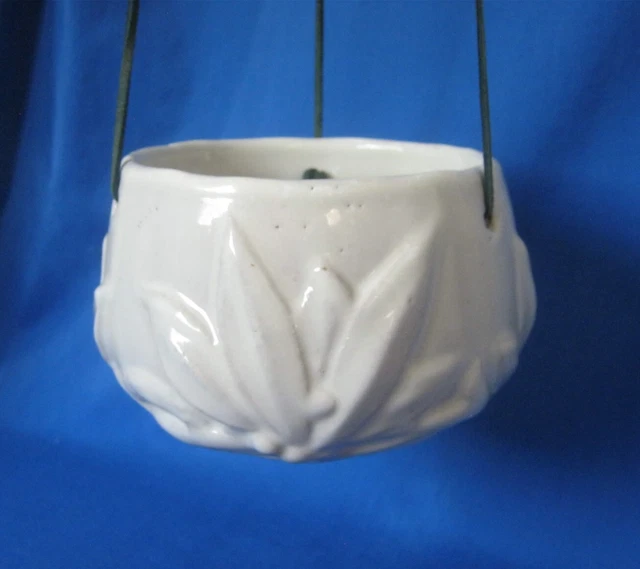 VINTAGE 1930S EARLY McCoy Pottery 6" tall mat brown jardiniere/vase