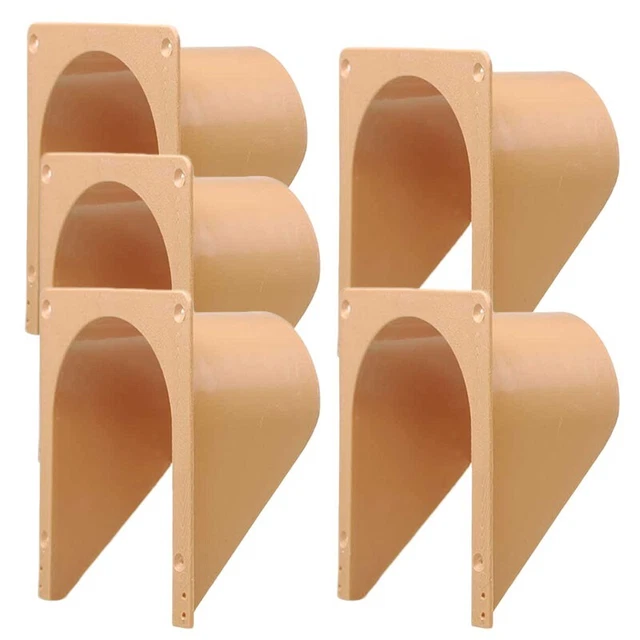 Suministros de carreras de palomas de jaula para pájaros de plástico 5 piezas diseñados para facilitar la limpieza