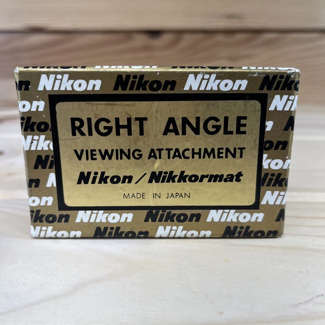 Nikon Nikkormat Right Angle Viewing Attachment + Box Made In Japan