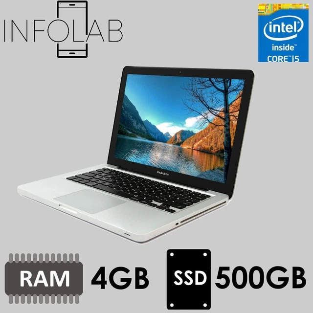 Notebook Portatile Apple Macbook Pro A1278 I5 4Gb Ssd512 Lcd Difettoso