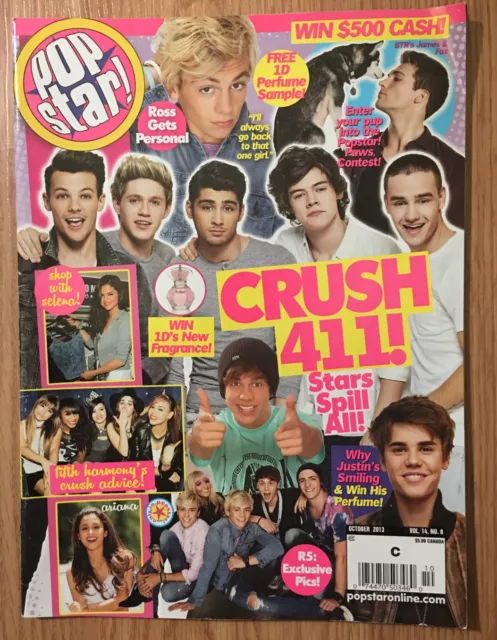 Pop Star! Magazine - October 2013 / One Direction, Justin Bieber, Ariana Grande