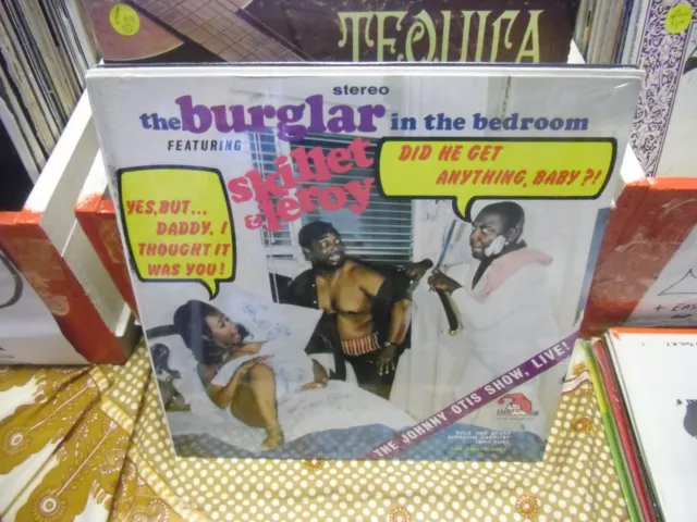 Skillet & Leroy Burglar in the Bedroom LP LAFF Stereo 1972 Johnny Otis SEALED