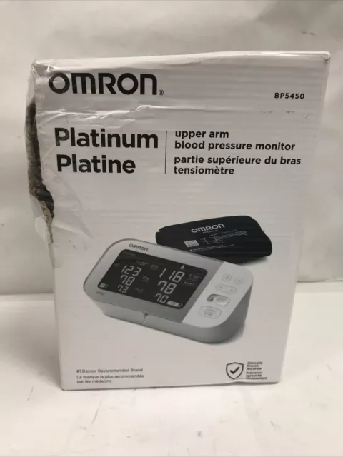 OMRON BP5450 PLATINUM Upper Arm Blood Pressure Monitor & Cuff HEM