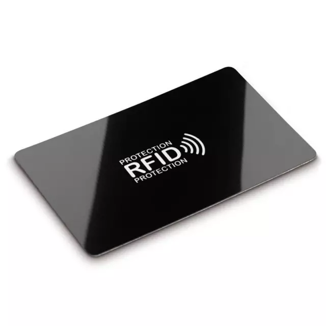 2x RFID Blocker Karte NFC Schutz für EC & Kreditkarten Schutzkarte