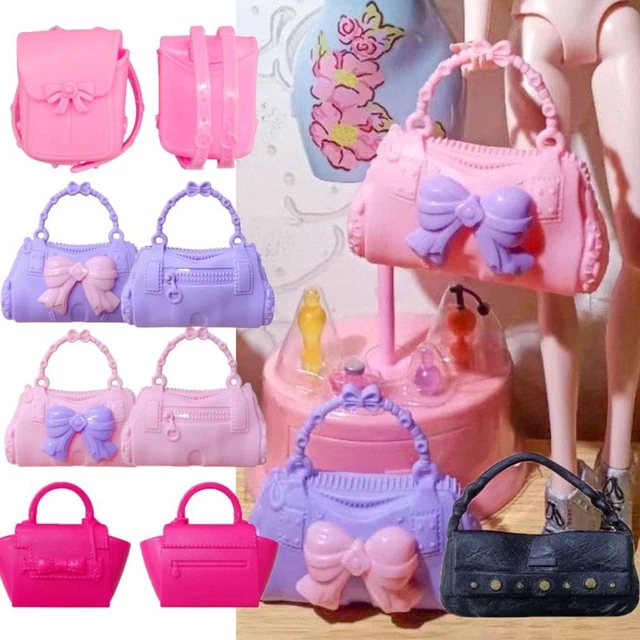 Plastic Doll Handbag Fashion Lady Bag Doll Purse Accessories  Doll Accessories