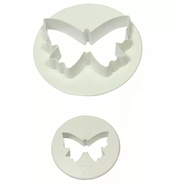 PMI Set Taglierina Farfalle/Venate Set Torta Pasta di Zucchero Strumenti Decorazione PP GRATIS 3