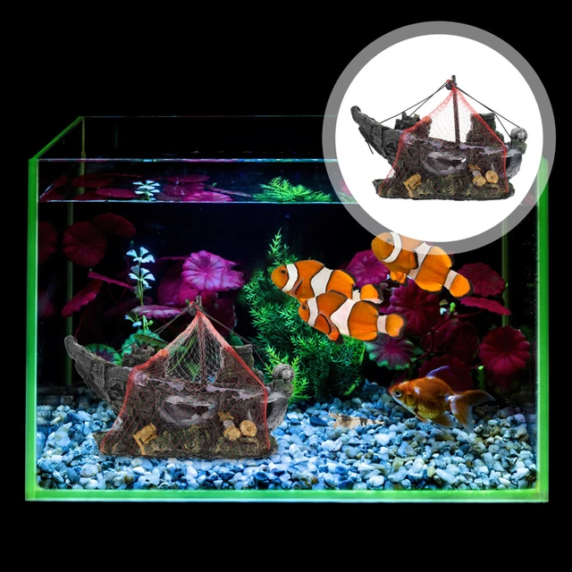 Aquarium Resin Ornament Fish Tank Decorations Pirate Ship Decorations