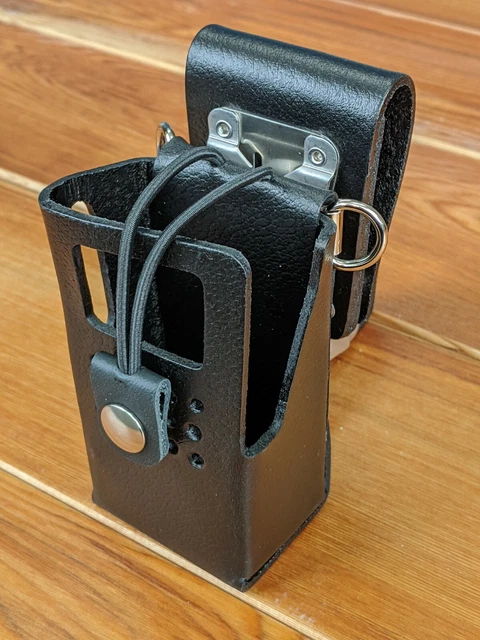 Kenwood™ TK3140 Leather Case Swivel Beltloop D-rings MADE IN USA by Caseguys