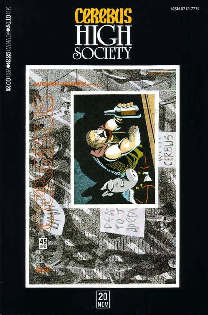 Cerebus High Society #20 VF/NM; Aardvark-Vanaheim | 45 Dave Sim - we combine shi