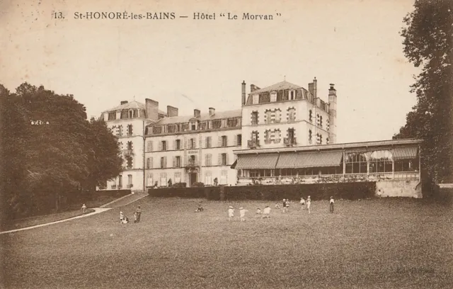 CPA St-Honoré-les-bains (58) - Hotel "Le Morvan"