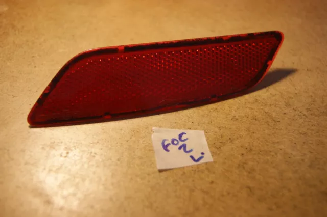 Ford Focus Mk 2 Estate Facelift Rear Bumper Reflector Left / Near / Side Used