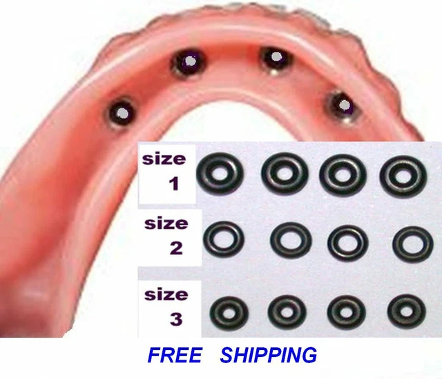 SELECTION OF 3 sizes rubber orings replacement for Micro Mini Dental