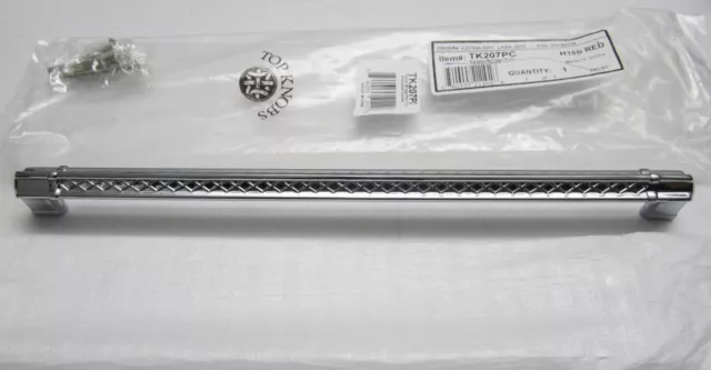 NEW Top Knobs TOWER BRIDGE 12"c-c HANDLE DRAWER CABINET PULL, Polished Chrome