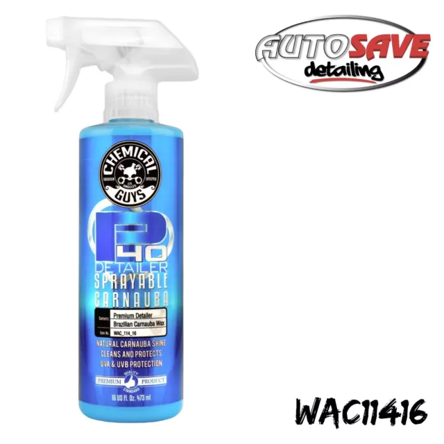 Chemical Guys WAC_114_16 P40 Detailer Spray 16oz 473ml Brazilian Carnauba Wax