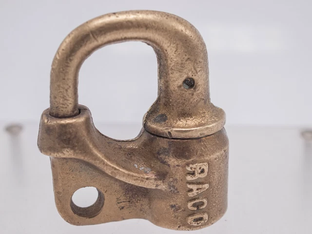 Vtg - AT & SF RY RACO Railroad Signal Lock Atchison Topeka Sante Fe