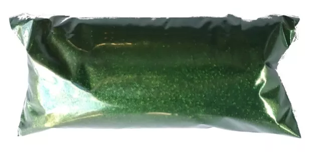 2oz / 59ml Dark Rich Green .004" Metal Flake, Auto Paint Additive Very Fine Cut