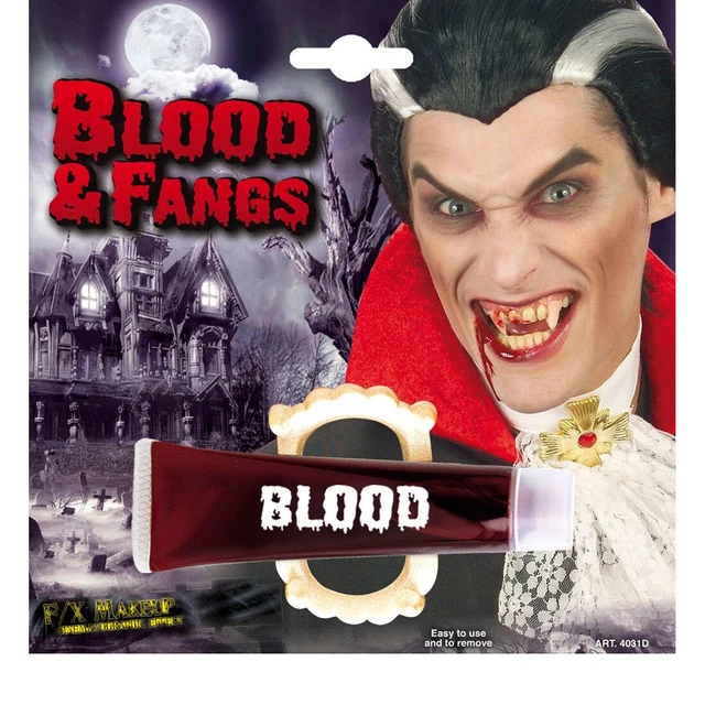Sangue Finto Gel Sangue Denti Vampiro Teatro Sangue Vampiro Denti