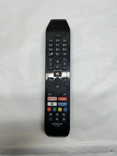 Télécommande Originale Hitachi CLE-966A Pour TV - Occasion, Fonctionnelle Mais Avec Signes D'usure