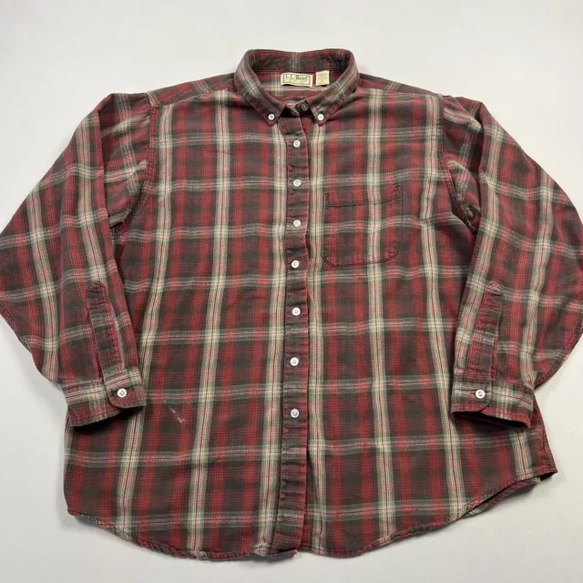 Woolrich Vintage Women's Flannel Shirt Plaid Long Sleeve Made USA Multicolor XL