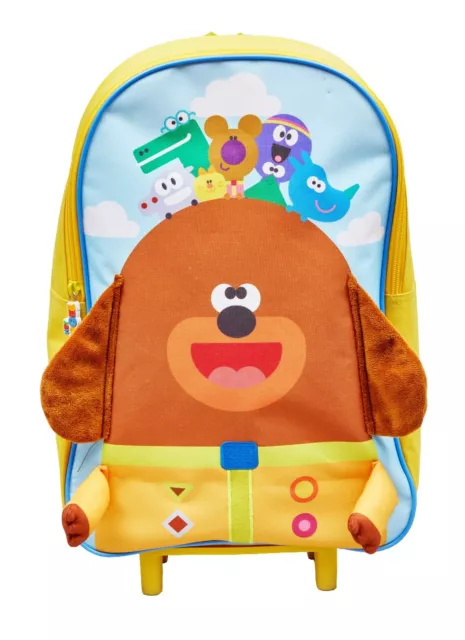 Hey Duggee Boys Girls Trolley Bag Kids Luggage Wheeled Bag Suitcase Travel Gift