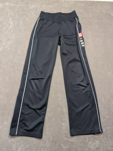 Charles River Wilson Pants  Small  Black Ankle Zip Pull On Track .