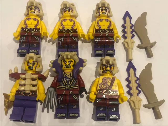 LEGO ANACONDRAI MINIFIGURES NINJAGO ZUGU SLEVEN CHEN KRAIT CHOPE