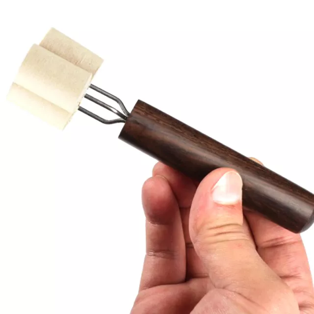 1 pieza Extensor de rollos Moxa Terapia Extensor de moxibustión Herramienta Mango de madera Moxa R-JO