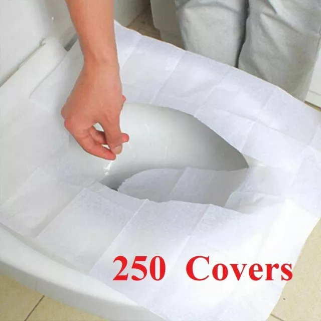 Toilet seat cover Paper disposable Paper Cover Hygienic Flushable 250pcs