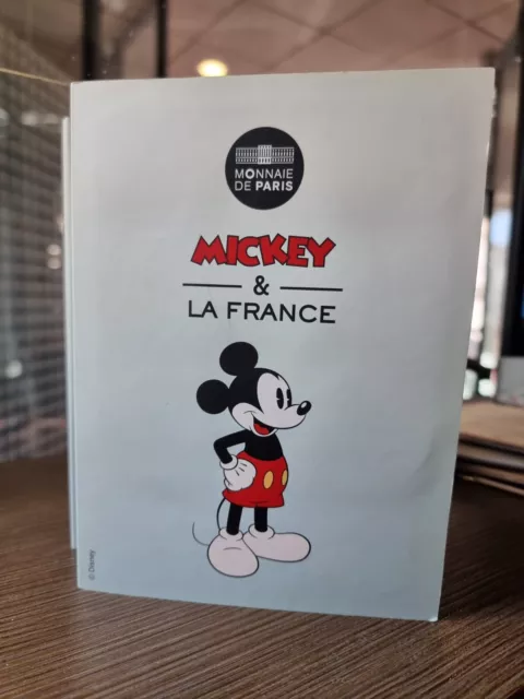 Monnaie De Paris Série Mickey Et La France | Complète 20 Pièces Argent