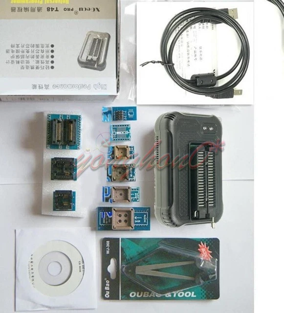 TL866II PLUS PROGRAMMER for SPI Flash NAND EEPROM MCU PIC+9 adapter ...