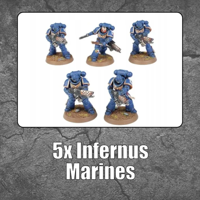 Infernus Squad X5 LEVIATHAN - Warhammer 40k - Primaris Space Marines