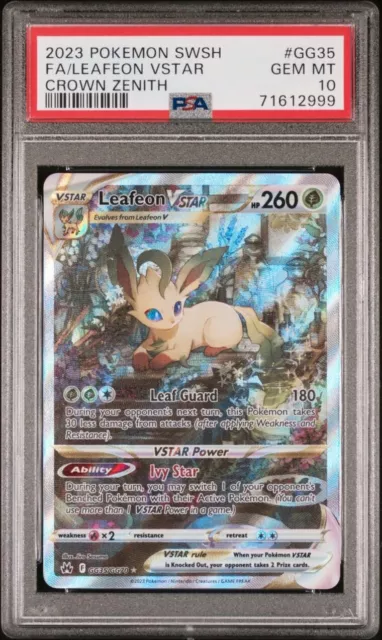 2023 Pokemon SWSH Crown Zenith GG41/GG70 Full Art/Raikou V PSA 10 GEM –  CardDogTCG